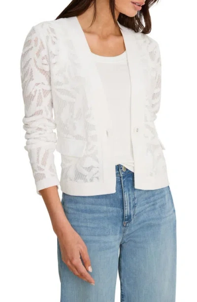 Nic + Zoe Garden Lace Jacket In White