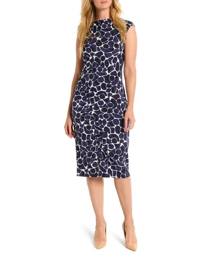 NIC + ZOE NIC + ZOE GEO PEBBLE SIDE RUCHE DRESS