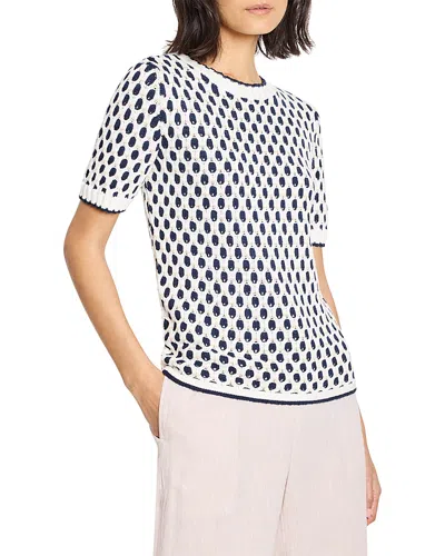 Nic + Zoe Nic+zoe Geo Tuck Stitch Sweater