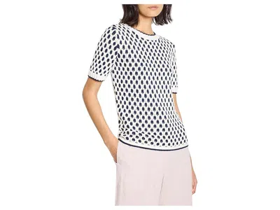 Nic + Zoe Geo Tuck Stitch Sweater T-shirts In Multi