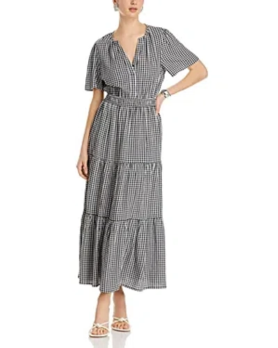 Nic + Zoe Nic+zoe Gingham Daydream Maxi Dress - 100% Exclusive In Black Multi