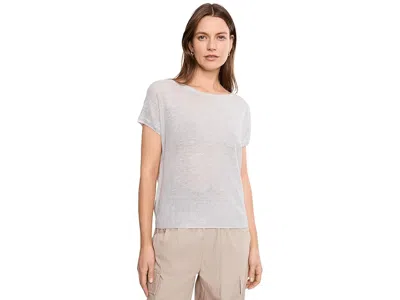 Nic + Zoe Glazed Featherknit Sweater Women's Clothing Cobblestone: Xl In Brown