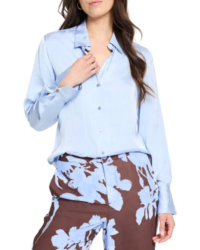 NIC + ZOE NIC+ZOE GLOSSY CRINKLE SHIRT