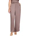 Nic + Zoe Nic+zoe Glossy Sheen Pull On Pants In Gray