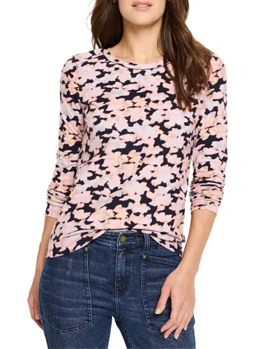 Nic + Zoe Nic+zoe Glow Up Crew Neck T-shirt In Multi