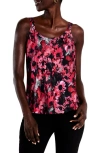 Nic + Zoe Glowing Garden Tank In Pink Multi