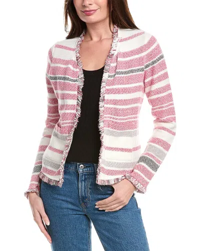 Nic + Zoe Nic+zoe Heat Dash Knit Jacket In Multi