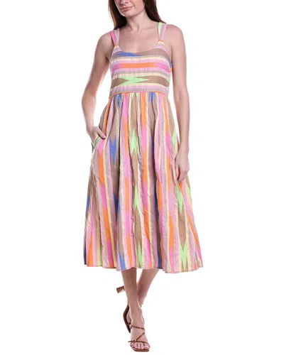 Nic + Zoe Nic+zoe Heat Wave Sadie Midi Dress In Multi