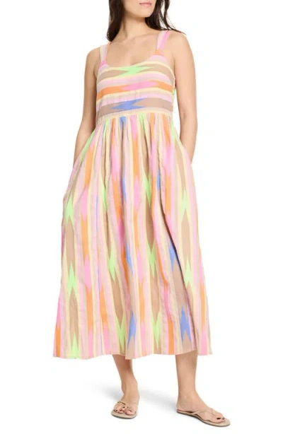 NIC + ZOE NIC+ZOE HEAT WAVE SADIE STRIPE SUNDRESS