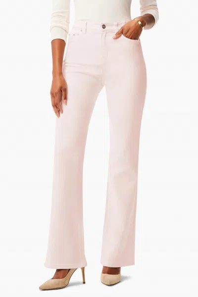 Nic + Zoe High Rise Boot Leg Jean In Shell In Pink