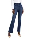 Nic + Zoe Nic+zoe High Rise Bootcut Jeans In Marine In Marine
