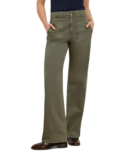 Nic + Zoe Nic+zoe Highland Stretch Straight Leg Pants In Green