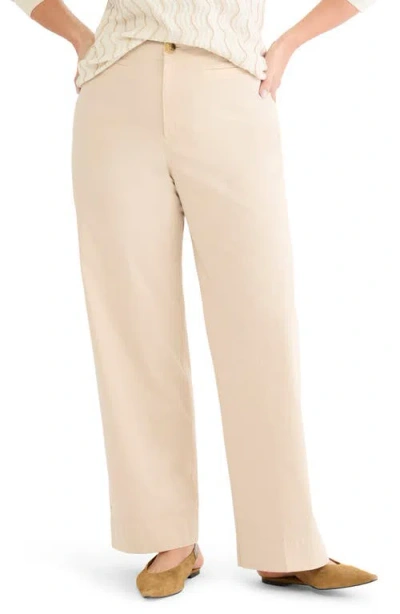 Nic + Zoe Nic+zoe Highland Soft Stretch Wide Leg Pants In Neutral