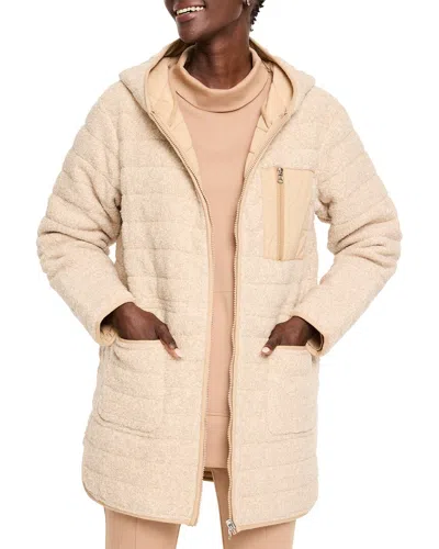 NIC + ZOE NIC + ZOE HOODED QUILTED REVERSIBLE COAT