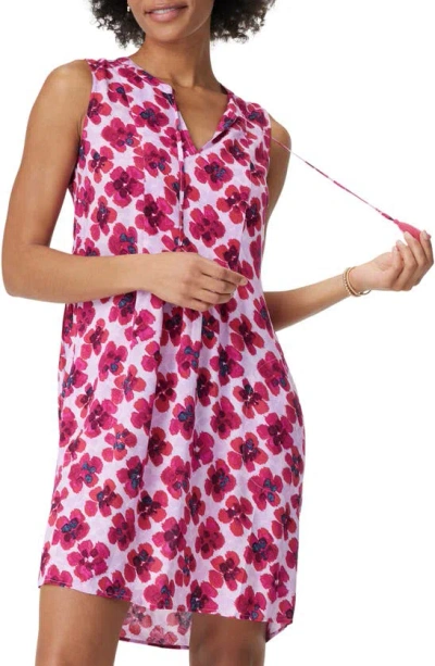 Nic + Zoe In Bloom Sleeveless Dress In Pink Multi