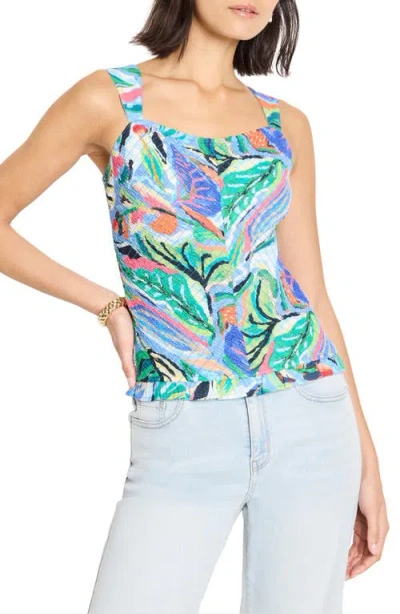 NIC + ZOE NIC+ZOE ISLAND BEAT SMOCKED TANK