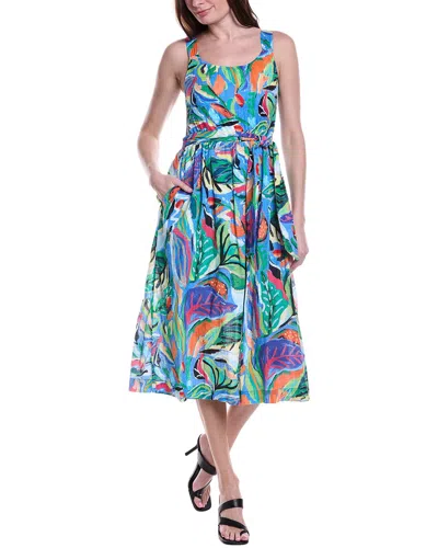 Nic + Zoe Nic+zoe Island Beat Sophie Midi Dress In Blue