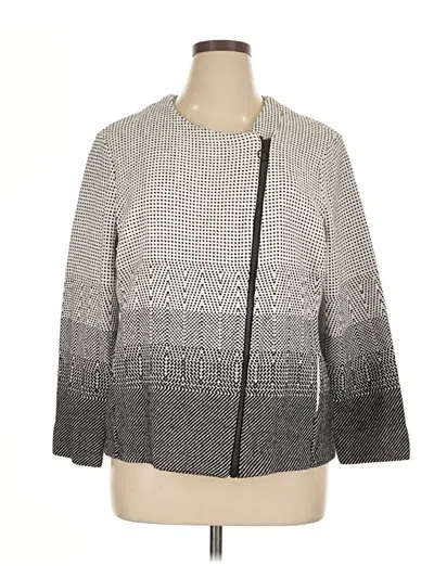 Pre-owned Nic + Zoe Jacket In Gray