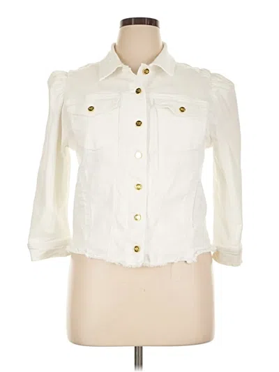 Pre-owned Nic + Zoe Jacket In Ivory