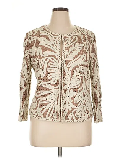 Pre-owned Nic + Zoe Jacket In Ivory