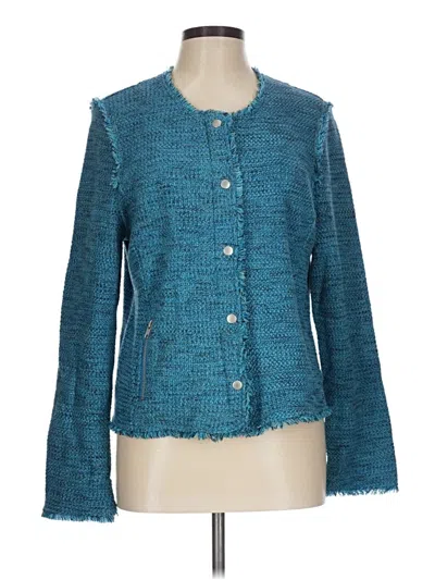 Pre-owned Nic + Zoe Jacket In Teal