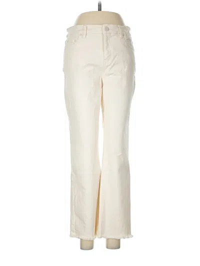 Pre-owned Nic + Zoe Jeans In Ivory