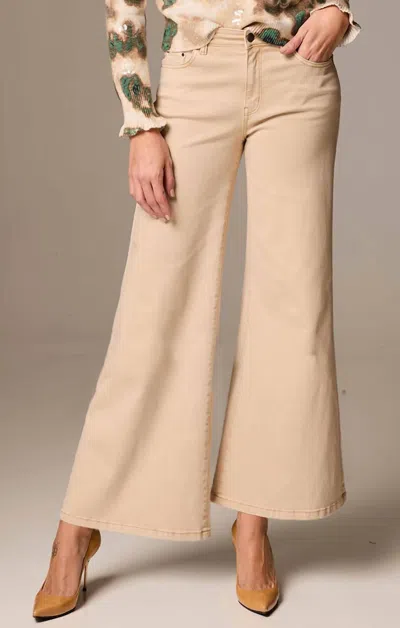 Nic + Zoe Joyride Boot Flare Jeans In Latte In Neutral