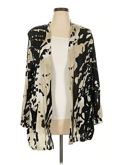 Pre-owned Nic + Zoe Kimono In Black