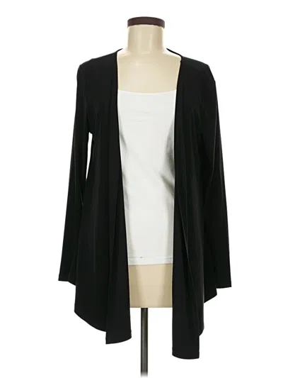 Pre-owned Nic + Zoe Kimono In Black