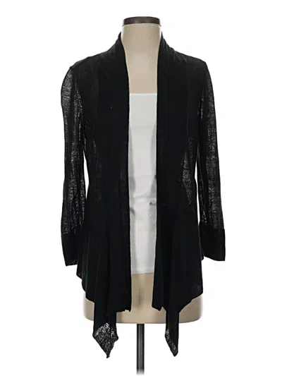 Pre-owned Nic + Zoe Kimono In Black