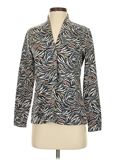 Pre-owned Nic + Zoe Kimono In Blue