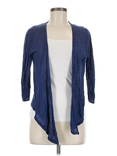 Pre-owned Nic + Zoe Kimono In Blue