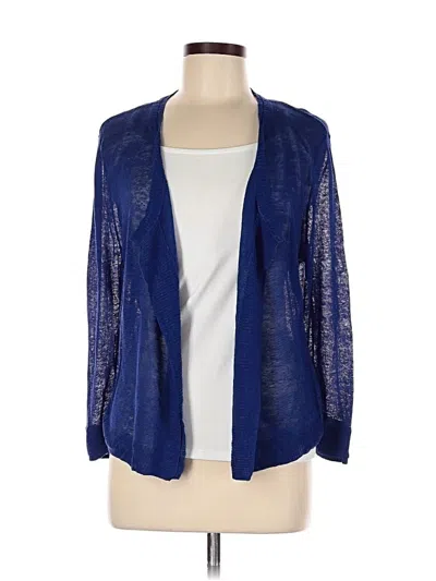 Pre-owned Nic + Zoe Kimono In Blue