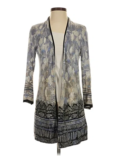 Pre-owned Nic + Zoe Kimono In Blue