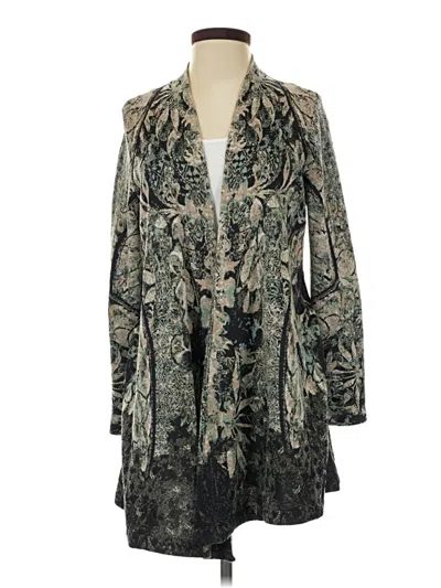 Pre-owned Nic + Zoe Kimono In Gray