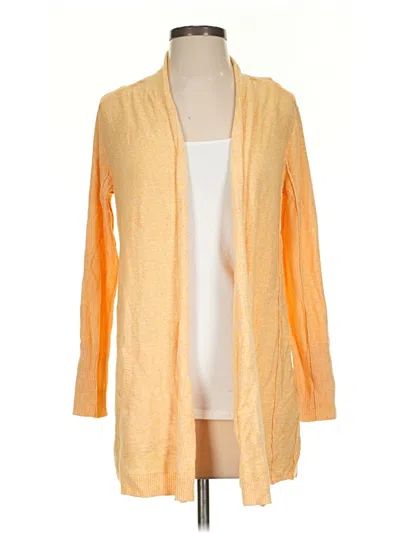 Pre-owned Nic + Zoe Kimono In Orange