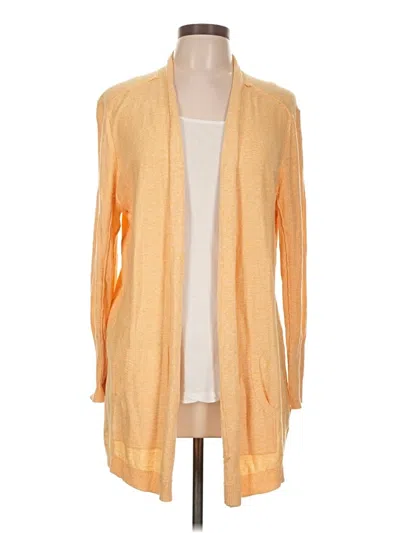 Pre-owned Nic + Zoe Kimono In Orange