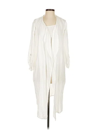 Pre-owned Nic + Zoe Kimono In White