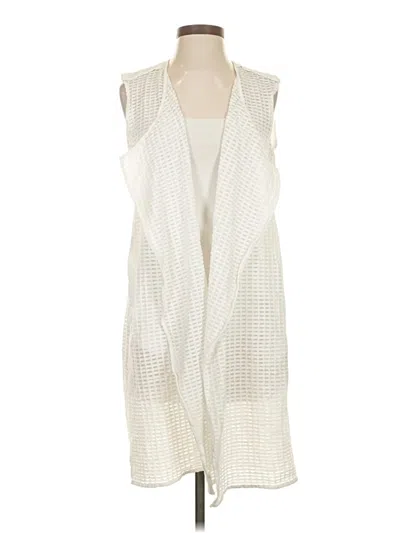 Pre-owned Nic + Zoe Kimono In White