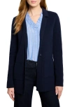 Nic + Zoe Nic+zoe Knit Blazer In Blue
