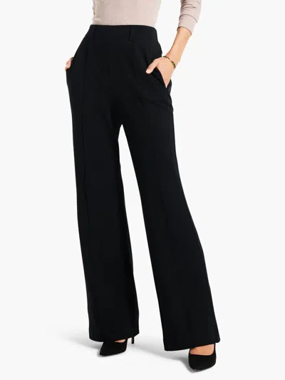 Nic + Zoe Knit Blend Pant In Black Onyx