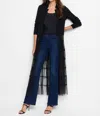 Nic + Zoe Knit Party Jacket In Black Onyx In Black