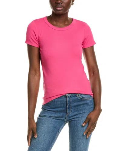 Nic + Zoe Nic+zoe Knit T-shirt In Pink