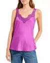 Nic + Zoe Lace Cami Tank In Vivid Magenta In Multi