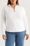 Nic + Zoe Nic+zoe Lace Pattern Cotton Knit Top
