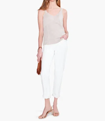 Nic + Zoe Lara Lurex Corset Tank Top In Sandshell In Multi