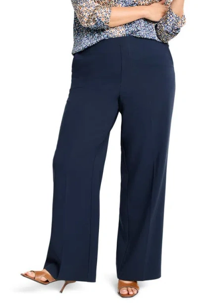Nic + Zoe Nic+zoe Lenox Stretch Suit Pants In Blue
