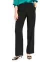 Nic + Zoe Nic+zoe Lenox Wide Leg Sleek Stretch Tuxedo Pants In Black