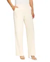 Nic + Zoe Nic+zoe Lenox Wide Leg Sleek Stretch Tuxedo Pants In White