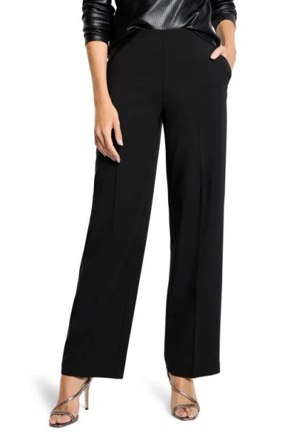 Nic + Zoe Nic+zoe Lenox Wide Leg Stretch Pants In Black